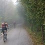 Ziemlich feuchte Auffahrt.