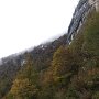 Man beachte den Schnee in den Bergen...