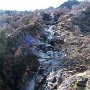 Der Wasserfall, leider mit wenig Wasser.....