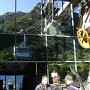 Mittelstation mit Blick auf Bergstation