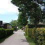 Der Radweg führt mitten durch den Campingplatz