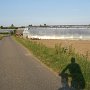 Fahrt durch die Glashäuser