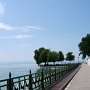Seepromenade vor der Schloss von Friedrichtshafen