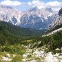 Seguiamo un "sentiero" (quella striscia di sassi) ..