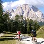 Scendiamo sulla forestale/pista da sci....