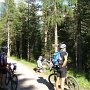 ...fino al punto dove sbuchiamo sulla ciclabile, ....