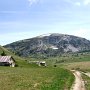 Die Alpe Alba mit dem Col Santo. Weiter gehts rechts herum.