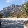 die ersten Kurven nach dem Passo Nota
