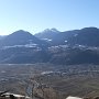 beim Hecherhof mit Blick auf Tisens und den Laugen