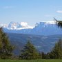 das sind Ausblicke: Lang/Plattkofel, Schlern