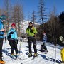 ....eine kurze Verschnaufpause in der Sonne. Matthias schaut in die Karte....